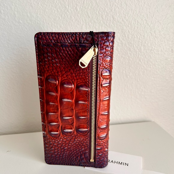 Brahmin Ady Dawning Ombré All Over Genuine Leather Wallet NWT - Picture 6 of 10